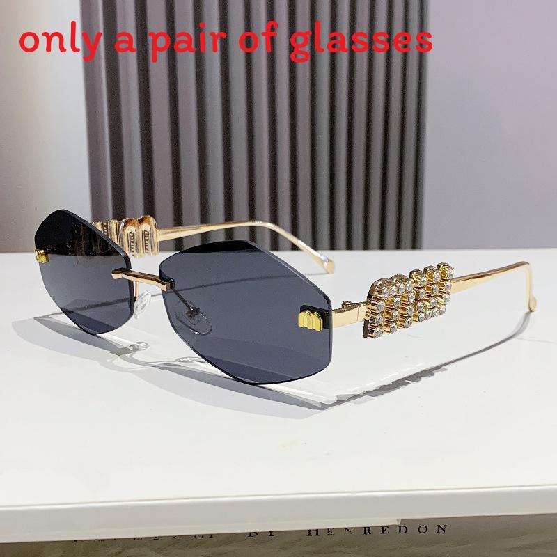 Vintage Diamond Shape Sunglasses With Uv400 Protection For Casual Wear And Outdoor Activities
