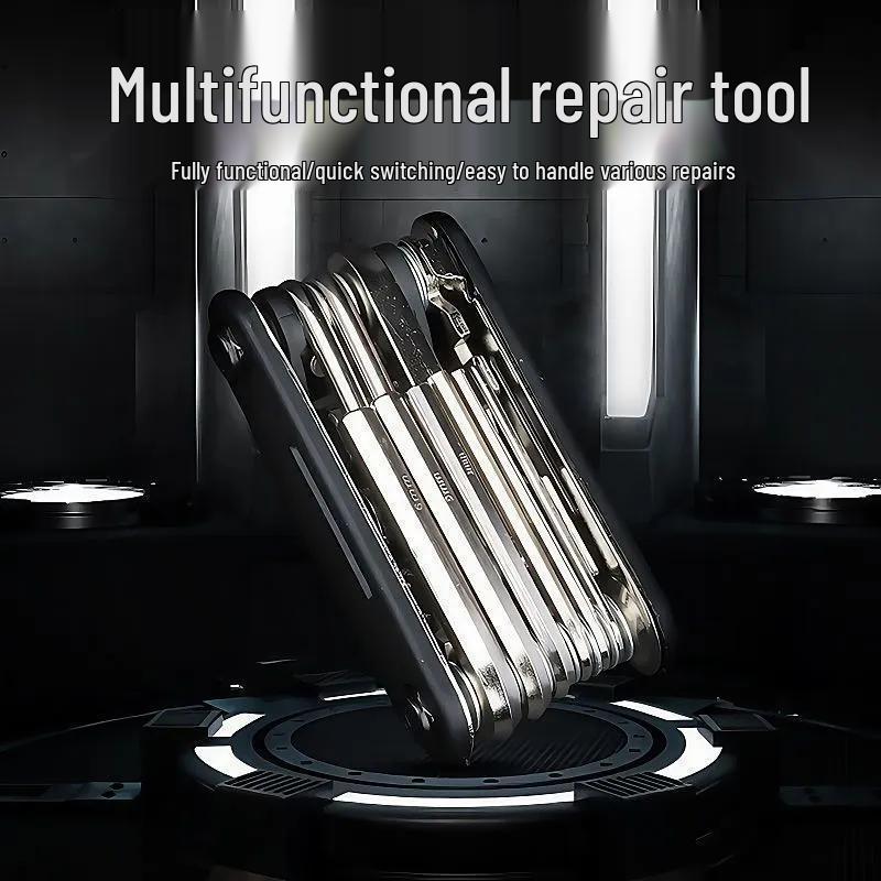 German Multifunctional Folding Screwdriver & Wrench Set: Universal Hex Socket Tool