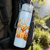 1PC Group Easter Dog Bunnies 750ml Color Plastic Sports Water Bottle Leakproof Flip Straw Lid Suitable for Sports Office Home Use