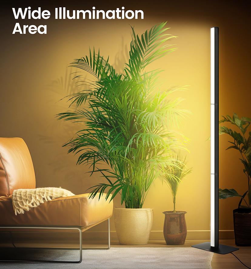 60W Full Aluminum Spliced Floor Plant Grow Light for Succulents and Green Plants