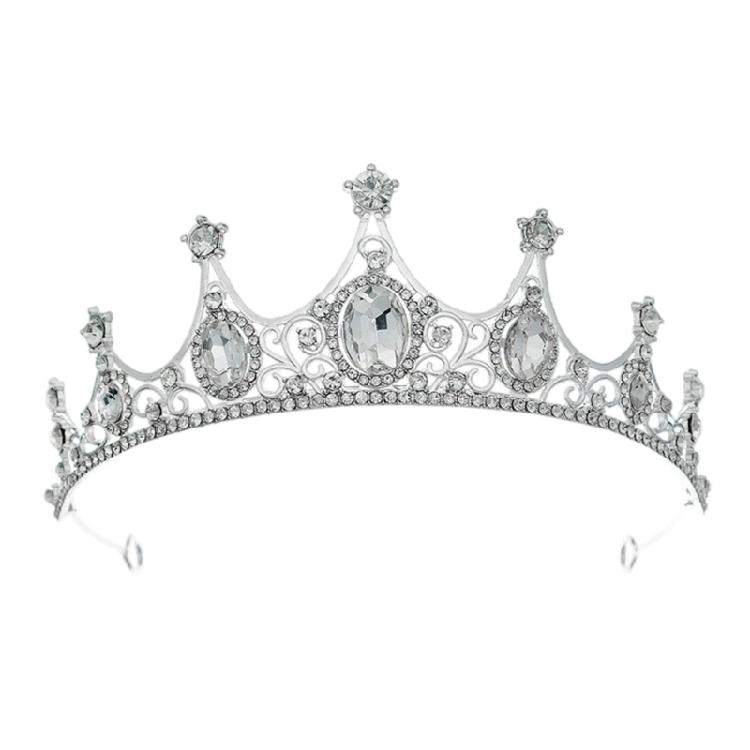 

Baroque Style Rhinestones Wedding Nonslip Hair Ornament Fashion Headbands For Bride Parties Photo Studio Use