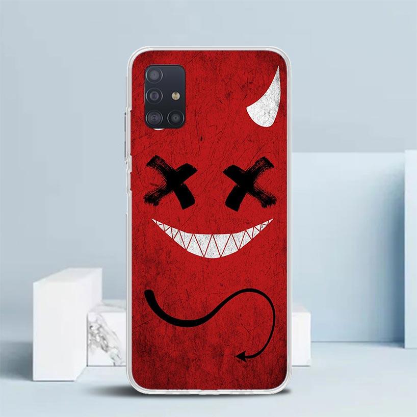 Devil Bad Boy Anime Soft Cover for Samsung Galaxy A12 A22 A32 A52 A72 A02S Phone Case Note 20 Ultra 10 S10 Plus A51 A71 A50S A20