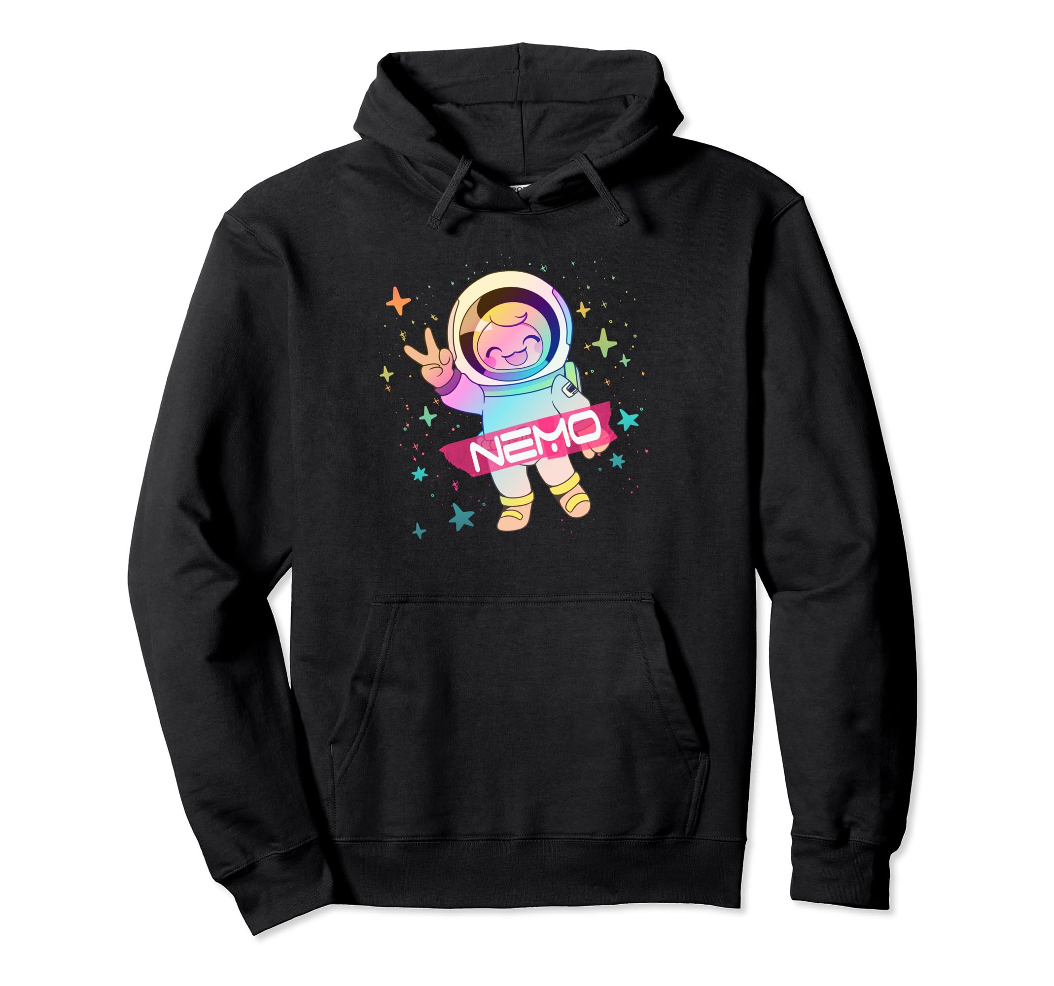 

NEMO - Cute Boy s Name with cute Astronaut Hoodie