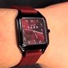SABR Arabic Numeral Quartz Watch 3ATM Waterproof Silicone Strap Magnetic Buckle Alloy Case Men's Business Watch
