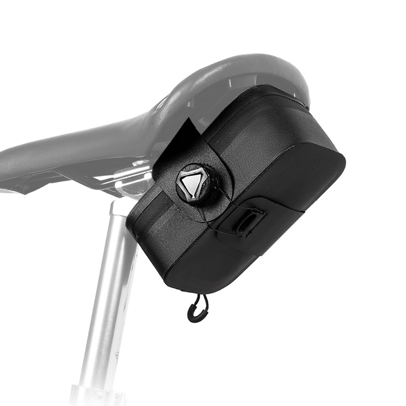 

Легкая сумка на седло велосипеда, водонепроницаемая сумка на заднее сиденье для горного велосипеда чёрный