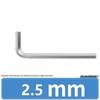 L-Shaped Hex Key Set: Single Flat Head Allen Screwdriver & Hexagonal Wrench (Metric)