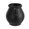 Ribbed Ceramic Vase Antique-Inspired Home Décor Decorative Vase Floral Arrangements Knitting Supplies Plant Display with Handles