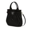 Black Dd Decoration Shirring Point Nylon Tote Bag