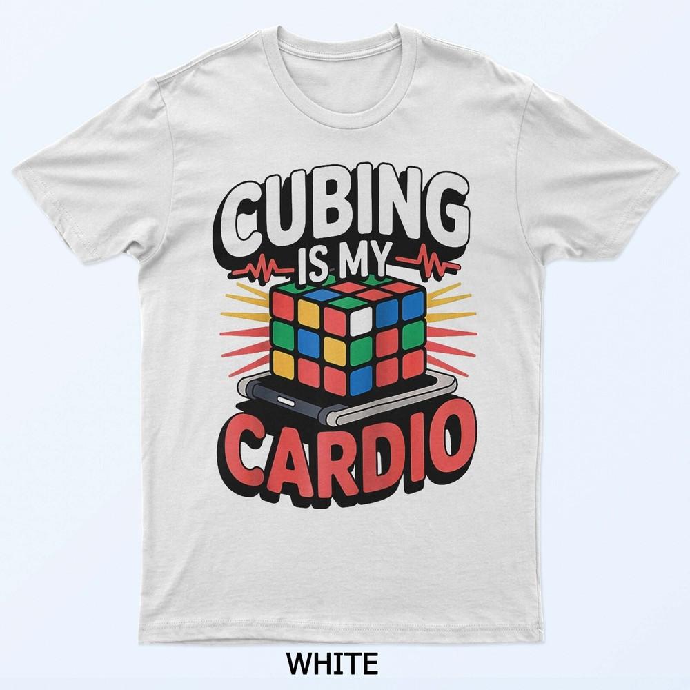 Cubing Cardio Puzzle Speed Master for Math Nerds T-Shirt