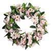 Exquisite Rose Wreath Easy To Clean Environmental Friendly Bright Colors