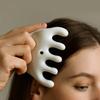 Ceramics Head Massage Comb Relaxing Five Seven Tooth Comb Dolphin Shape Comb Scraping Massager Meridian Comb Body Massage Tool