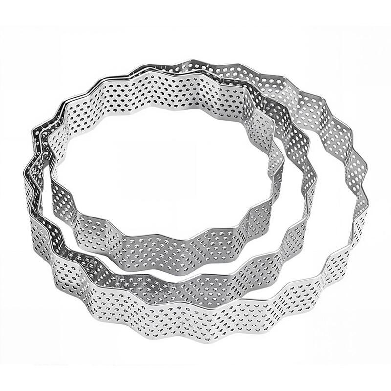 MDNG Wavy Round Mousse Ring with Holes
