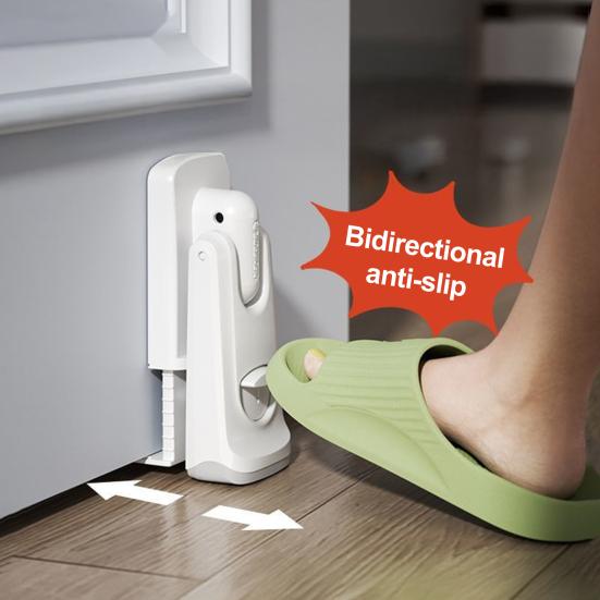 Baby Safety Door Stopper Self-adhesive Anti-slip Finger Pinch Guard Carpet Tile Concrete Wooden Floor Two-way Pet Door Limit Stop