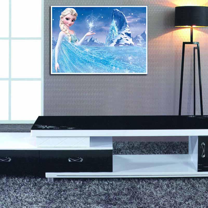 Frozen Oil Painting Diy Wall Decor For Living Room Or Bedroom