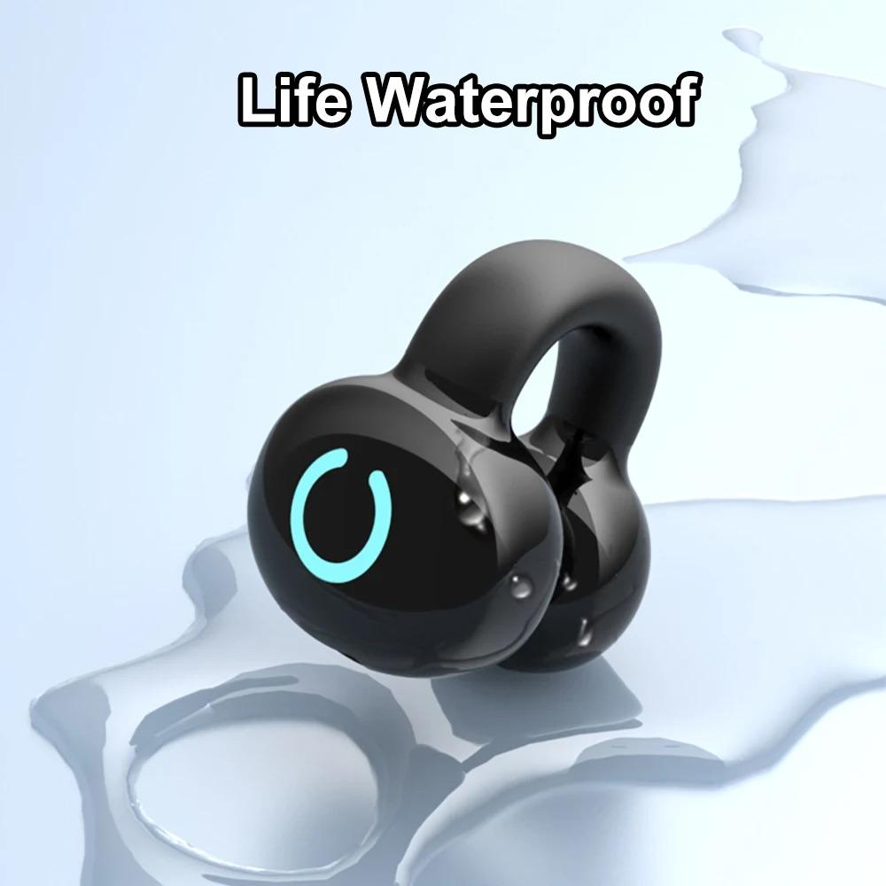 Xiaomi Wireless Bluetooth Earphones Single Ear Bone Conduction Earphones Clip Ear Music Noise Cancelling HD Call Sports Gaming Earphone