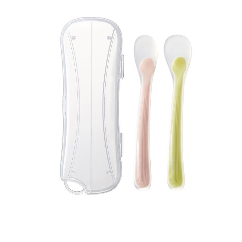 

Babycare Infant Silicone Feeding Spoon Set