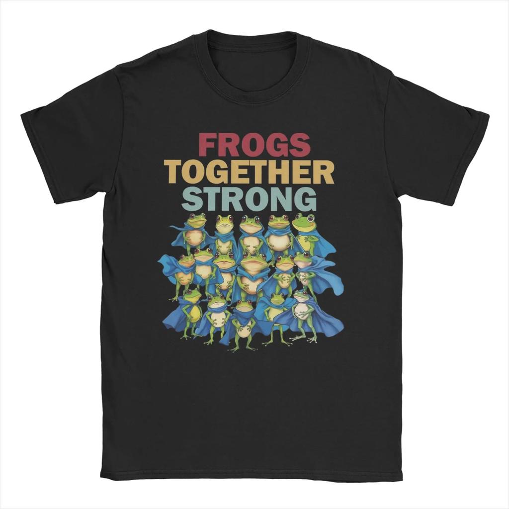 Śmieszne koszulki z memami Resist Portland Żaba Rage Against The Machine Sztuka z żabą Bawełniana koszulka z krótkim rękawem Dekolt O Ubrania Unisex