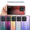For Honor X8c 4G Case Anti-Scratch Tempered Glass+PC+TPU Phone Cover