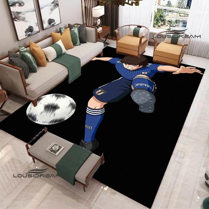 2026 Captain Tsubasa Cartoon Carpet Living Room Bedroom Carpet Balcony Bathroom Non-slip Door Mat Photography Props Birthday Gift