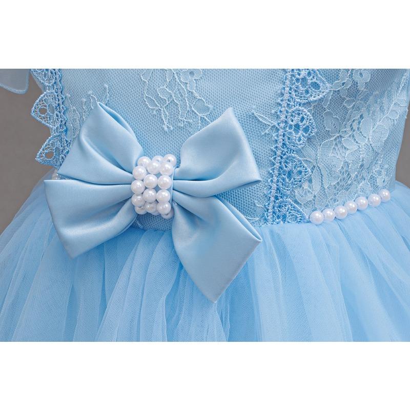 Girls Tulle Beaded Princess Party Dress For Kids