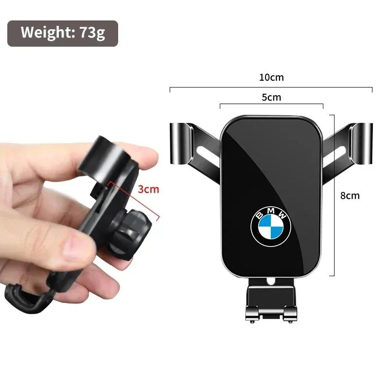 -Gravitační držák na telefon do auta na výdech klimatizace GPS držák Mobilní stojánek Pro BMW řady 1 2 3 4 5 7 X1 X2 X3 X4 X5 X6 X7 M1 M2 M3 M4 M5 M6