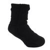 The North Face Nuptse Bootie Odor TNF Black JL Kids' Socks, Unisex, Non-Slip, Antibacterial, Resistant, Warm, Black/TNF