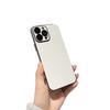 Fine-hole Plain Leather Lens Film Phone Case Suitable for IPhone16, Simple 12promax Protective Case and Apple 15plus