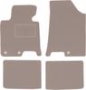 Beige Velours-Fußmatten für: Hyundai i40 Kombi, Limousine (2011-)