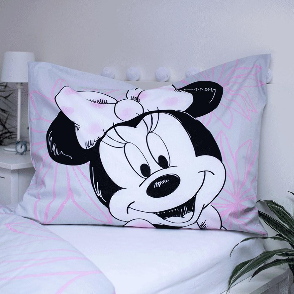 Pościel 140X200 Myszka Mini 1575 Minnie Mouse Poszewka 70X90 Jf 02