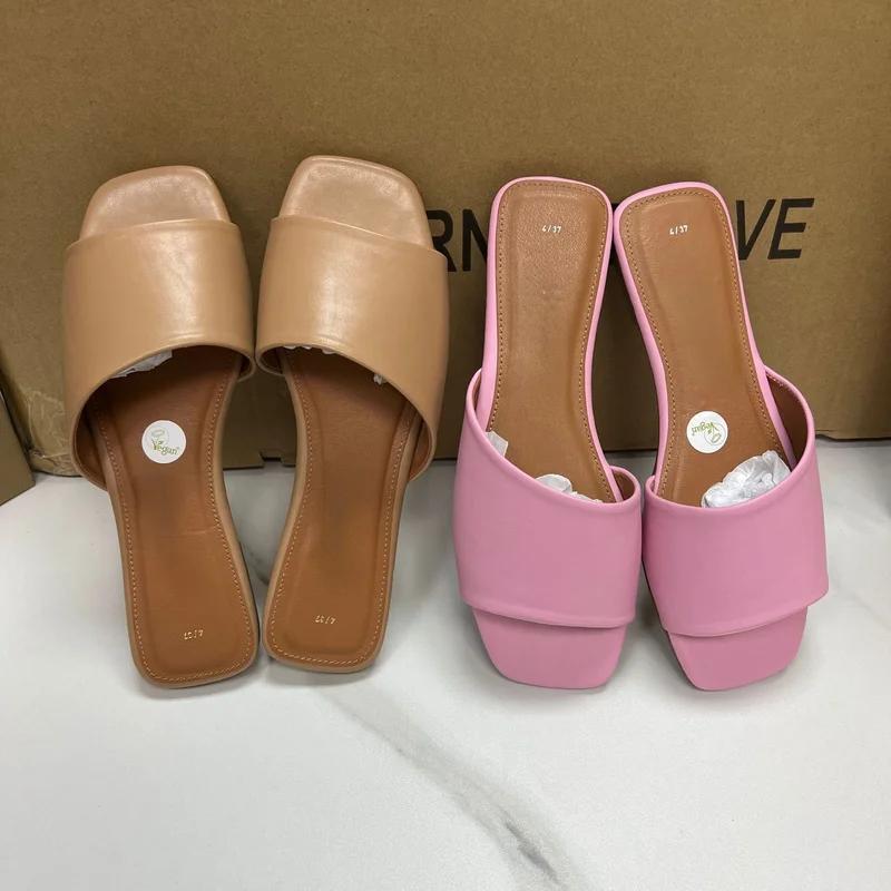 fashion Summer Women Sandals 2024 Outdoor Plus Size Open Toe Flat heels simple leisure Comfortable Light Sandalias Femininas beach shoes