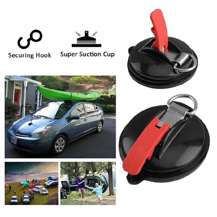 Suction Cups Tie Downs with Hook for Car Awning Camping for Pet Secure