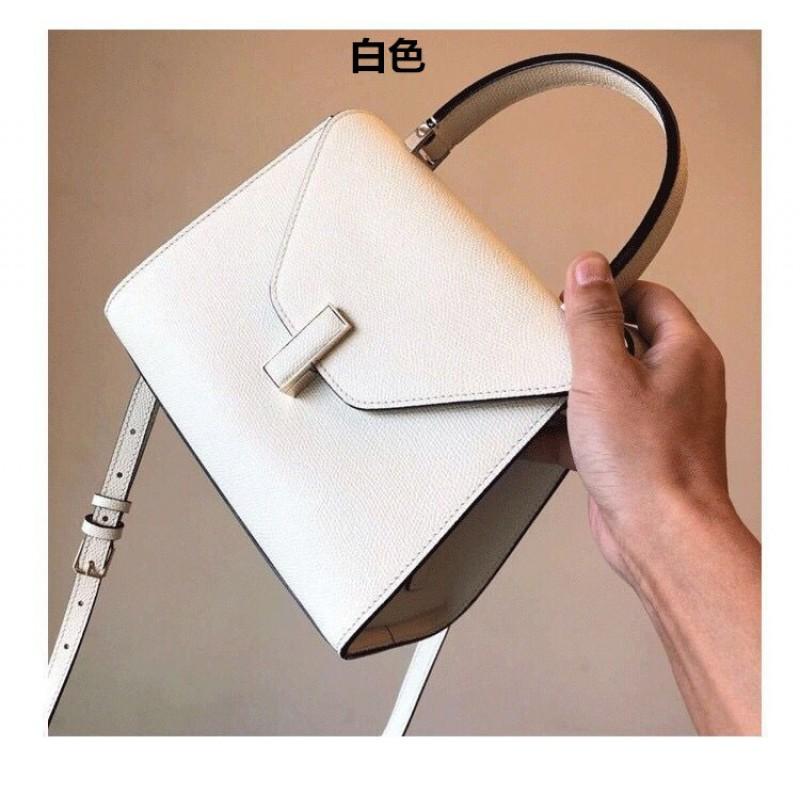 2026 Kelly Handbag Same As Su Mingyu Zhu Li Palm Textured Cowhide Shoulder Bag Women Small Size