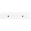Wall Mounted Side Table High Gloss White 87.5 x 34.5 x 17 cm