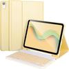 iPad A16 Bluetooth Keyboard Protective Case with Magnetic Detachable Pen Slot for 10th/11th Gen Tablets