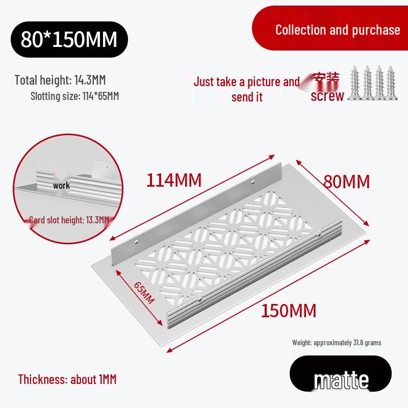 Küchenlüftungsgitterabdeckung aus Aluminium