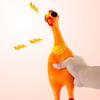 This Squeaking Chicken Is A Creative Prank Toy For Kids, Adults, And Dogs. Its Squeaking Sounds Are Incredibly Fun And Addictive.