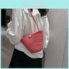 Stylish Woven Bag For Women 2023 Summer Trendy Shoulder Bag Casual Crossbody