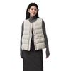 Autumn and Winter New Retro Disc Buckle Vest Down Jacket Women's Short Vest Versatile Jacket Round Neck Snap Button Sleeveless