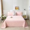 Cotton Thick Bed Flat Sheet for Double Bed Plain Top Sheets Single/Queen/King Flat Bedsheets Soft Home Bed Linen Sheets