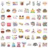 55Pcs Happy Birthday Creative Graffiti Stickers Suitcase Water Cup Stationery Laptop Refrigerator Decoration Diy Decals
