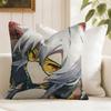 Zenless Zone Zero Soldier  Cushion Cover Eco Linen Pillow Case DoubleSided Print Breathable Durable Zipper Home Decor Gift