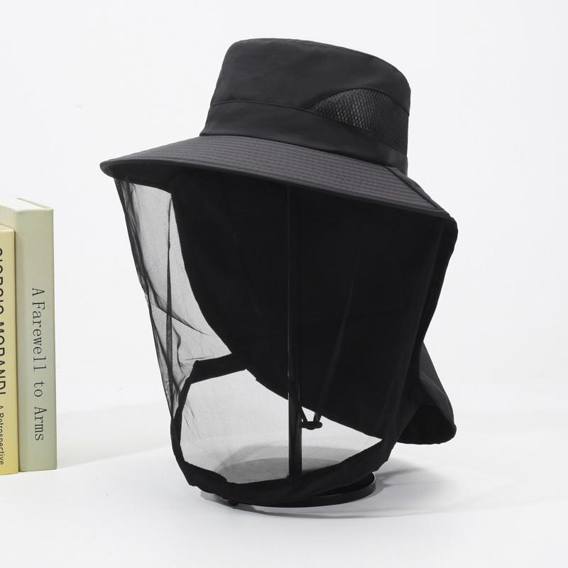 Fishing Summer Hat With Mesh Face Mask And Sun Protection For Adventures Outdoor