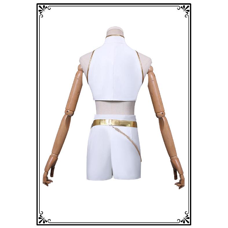 K-POP: Demon Hunters Zoey White Version Cosplay Costume Anime 2D Outfit Play Role Clothes Clothing for Women