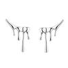 Ins Cold Style High-end Earrings Lesbian Niche Design Heavy Industry Metal Earrings