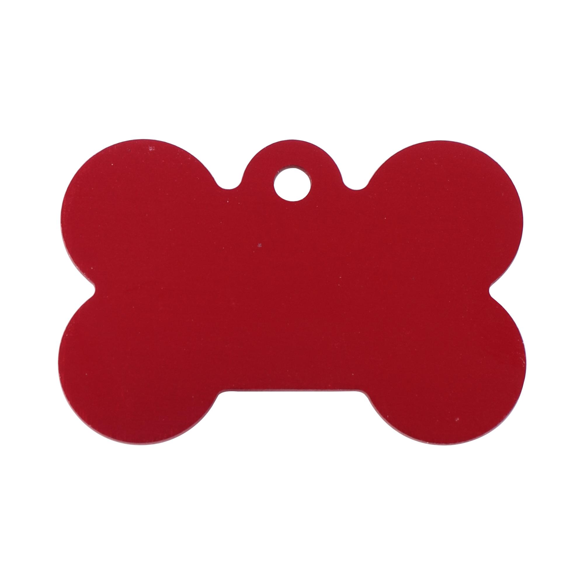 

Bone Shaped Pet ID Tag Personalized Dog Cat Name Tags Anti-lost Free Engraving Collar Pendant Bone for Small Medium Large Pet 40mm x 27mm