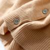 GMXIA Cardigan Women's Thin O Neck Loose Knit Long Sleeve Jacket Tops Air Conditioner Shirt