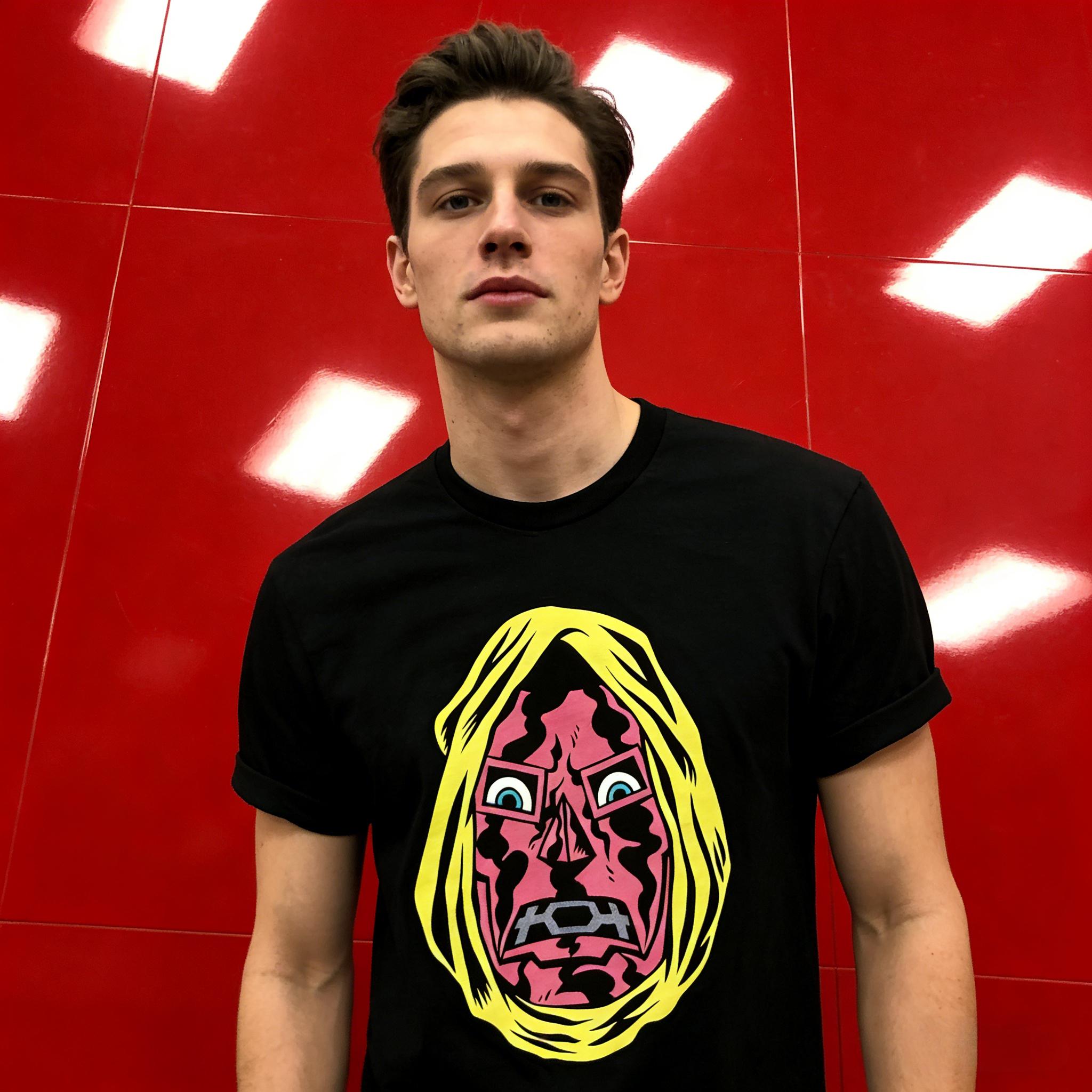 ZX Doctor Doom Graphic Tshirts Y2K Dark Style Comic Villain Print Black Tee for Men Streetwear Fashion ShortSleeve Men Clthing S