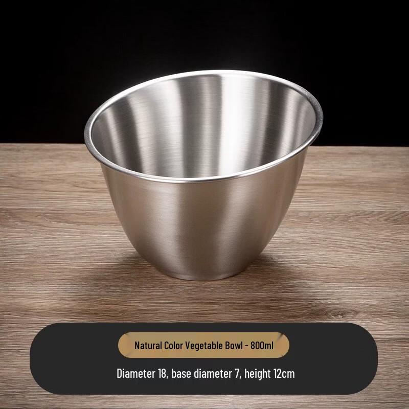 Stainless Steel Slanted Serving Bowl