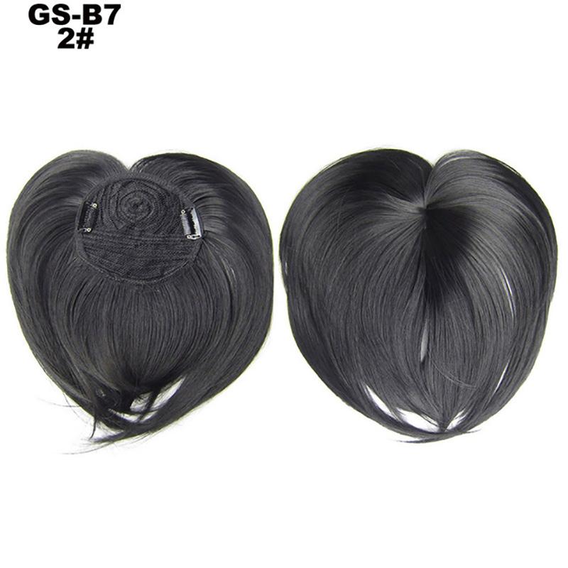 Hair Bangs Blunt-Bang Clip On Hair Extension False Fringe Women's Hairpieces