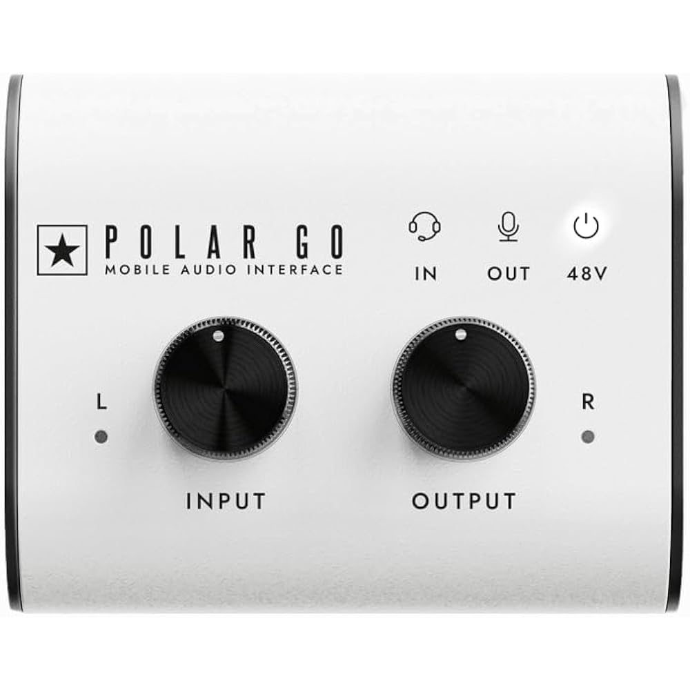 Blackstar Blackstar Portable Audio Interface Polar GO Built-in Stereo Microphone/USB-C Powered & ...